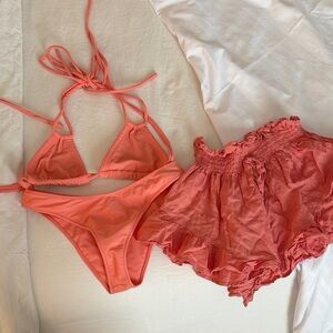 Montce bikini set with matching shorts